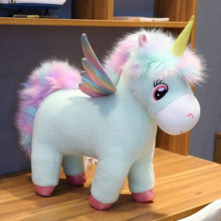 Fantastic Glow Rainbow Wings Unicorn Plush Toy - Plushie Depot