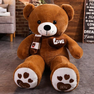 4 Colors Teddy Bear With Scarf Plush Toys 4 Stuffed Toys - Plushie Depot