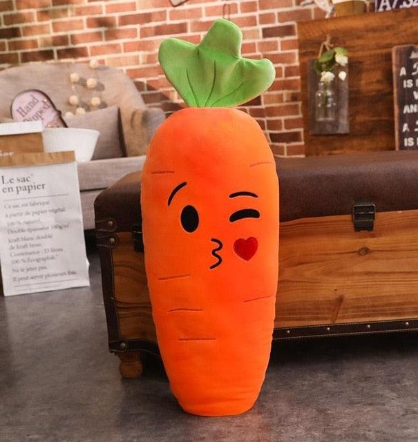 Funny Cartoon Carrot Plush toy 2 Plushie Depot
