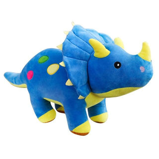 Triceratops Dinosaur Plushie Blue - Plushie Depot