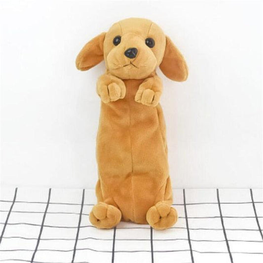 Adorable Golden Retriever Dog Plush Pencil Case Default Title Stuffed Animals - Plushie Depot