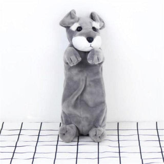 Adorable Schnauzer Dog Plush Pencil Case Default Title Stuffed Animals - Plushie Depot