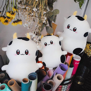 Adorable Animal Cartoon Cows Stuffed Plush Toy Plushie Depot