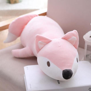 Giant Stuffed Animal Sheep & Fox Plush Toy Pillows pink fox - Plushie Depot