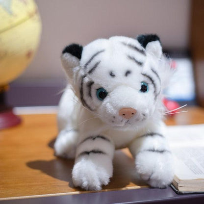 High Quality Stuffed Tiger White - Plushie Depot