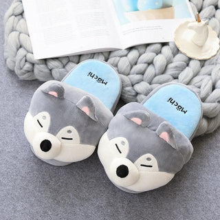 Cute Shiba Inu Slippers as pic shows A9 China Slippers - Plushie Depot