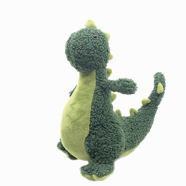 Luxury Dinosaur Stuffed Animal Sitting size 8" green Stuffed Animals - Plushie Depot