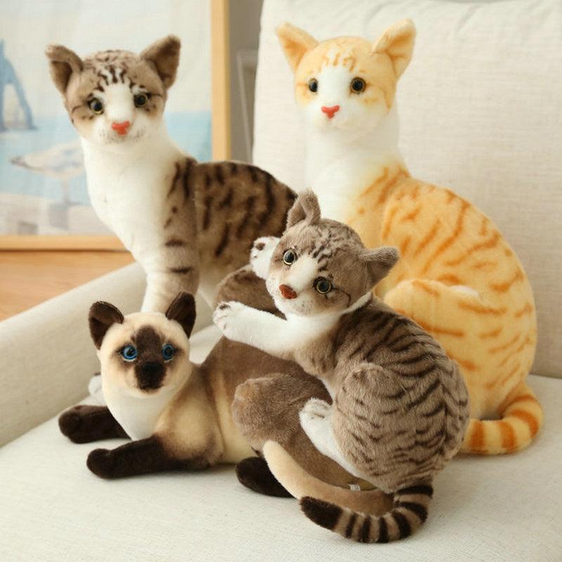 Lifelike Siamese Cat Plushies Plushie Depot