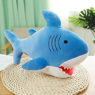 Adorable Shark Handwarmer Plush Toy Blue Plushie Depot
