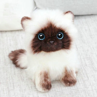 Realistic Siamese Cat Plush toy Plushie Depot