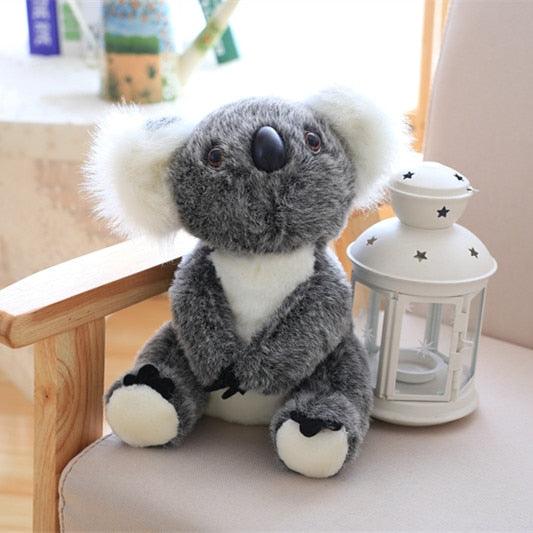 Australia Koala Plush Gray Stuffed Animals Plushie Depot