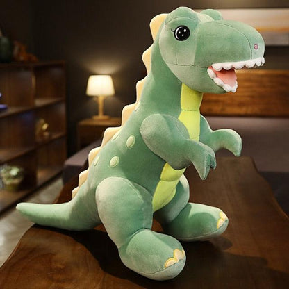 Big Cartoon Dinosaur Plush Toys green Plushie Depot