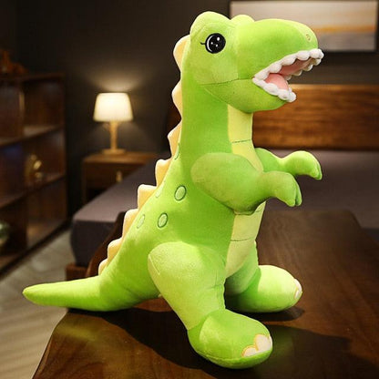 Big Cartoon Dinosaur Plush Toys Light Green Plushie Depot