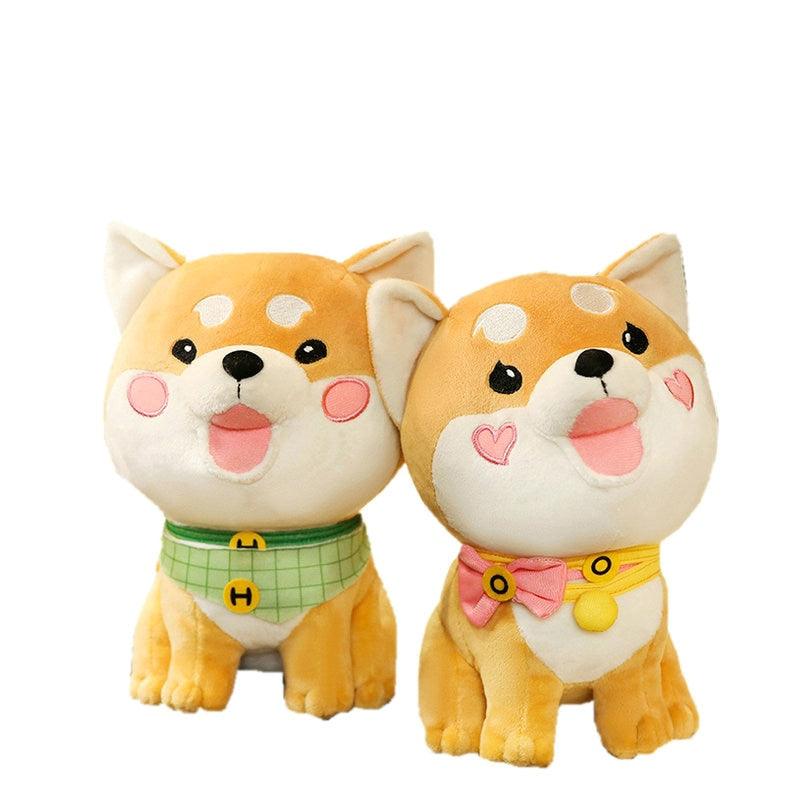 Kawaii Round Face Shiba Inu Plushie Stuffed Animals Plushie Depot