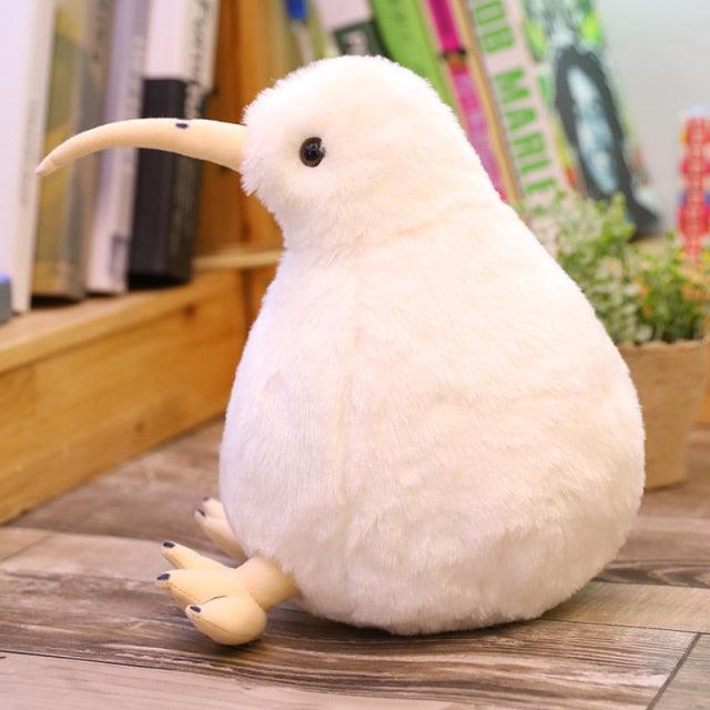 Lifelike Kiwi Bird Plush Toy White - Plushie Depot