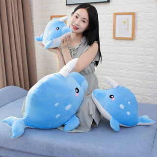 Giant Narwhal And Friends Stuffed Sea Critters narwhal Plushie Depot