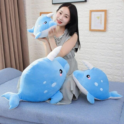 Giant Narwhal And Friends Stuffed Sea Critters narwhal Stuffed Animals Plushie Depot