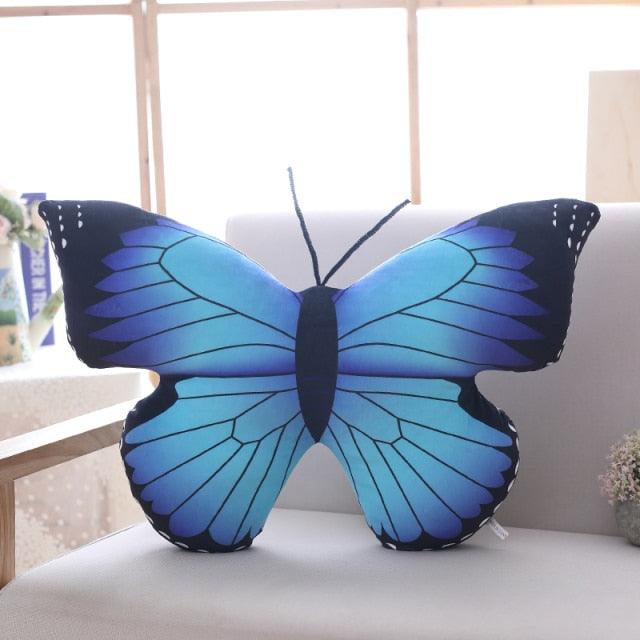 Realistic Butterfly Plush Toys Blue Stuffed Animals - Plushie Depot