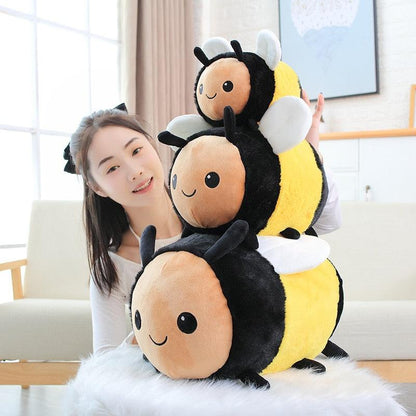 Super Cute Giant Bee and Lady Bug Plushies Plushie Depot