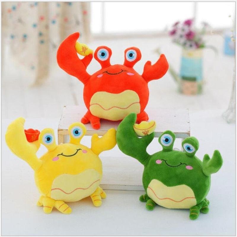 8" Cute Crab Plush Toys, Stuffed Animal Kids Crab Plush Stuffed Animals Plushie Depot