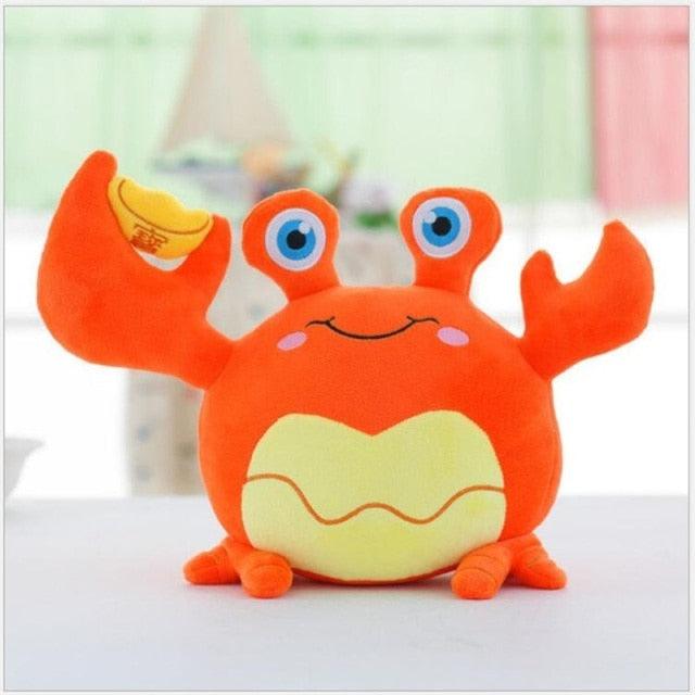 8" Cute Crab Plush Toys, Stuffed Animal Kids Crab Plush Red Stuffed Animals Plushie Depot
