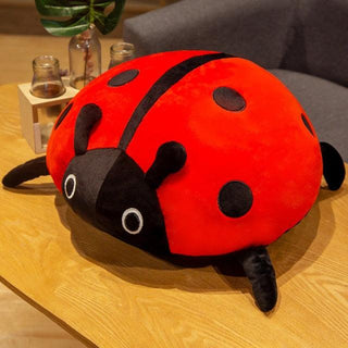 Huggable & Cute Colorful Ladybug Insect Pillow Doll B - Plushie Depot