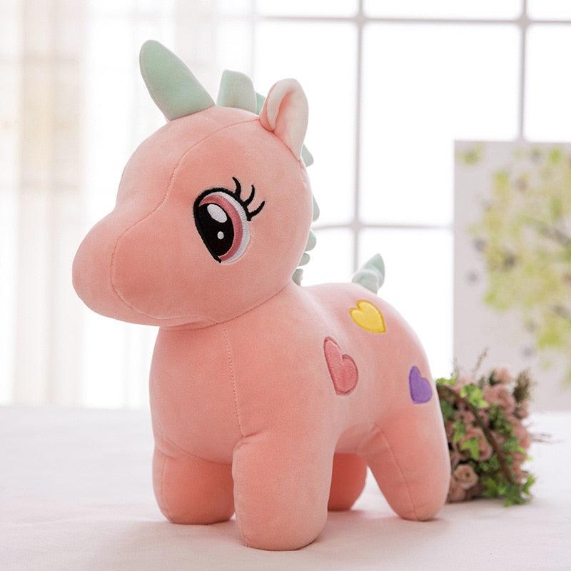 Soft Unicorn Heart Plush Toy Plushie Depot