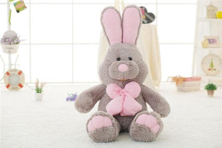 Cute Rabbit Plush Toy Gray - Plushie Depot