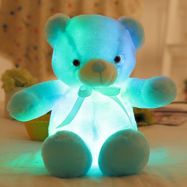 Luminous Light Up LED Plush Teddy Bears 19" blue teddy bear Teddy bears Plushie Depot