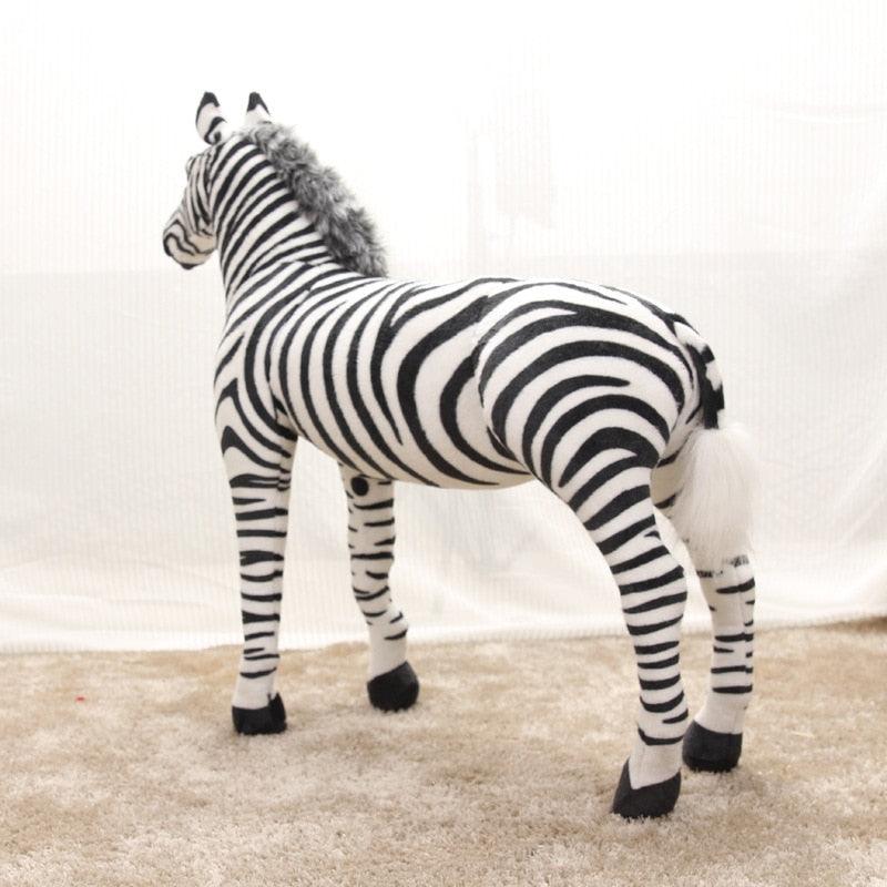Standing Zebra Animal Stuffed Plush Toy - Plushie Depot