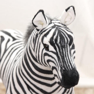 Standing Zebra Animal Stuffed Plush Toy Plushie Depot