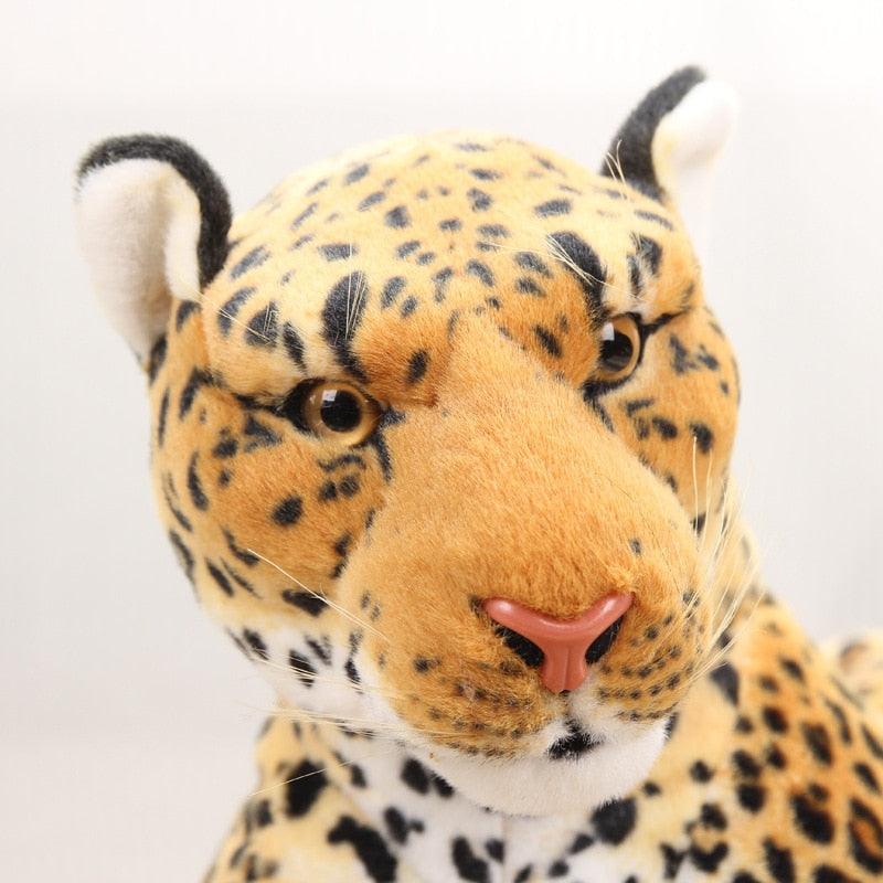 Life Size Realistic Leopard Stuffed Plush Toys Plushie Depot