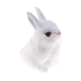Mini Pocket Realistic Fox & Bunny Figures Rabbit Plush Toys - Plushie Depot