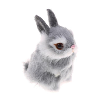 Mini Pocket Realistic Fox & Bunny Figures Rabbit Plush Toys 2 Plushie Depot