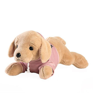 Golden retriever Dog Pillow Plush Toy Pink - Plushie Depot