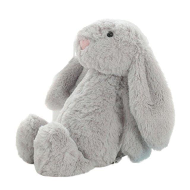 Plush Toy Bunny Rabbit Sleeping Companion gray China Plushie Depot