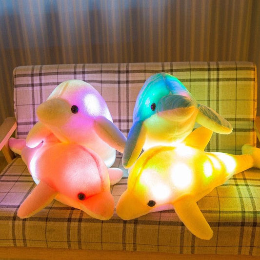 Light Up Dolphin Pillow Stuffed Toys Stuffed Animals Plushie Depot