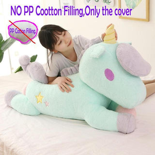 Giant Unicorn Flying Horse Plush Toy cover no filling Plushie Depot