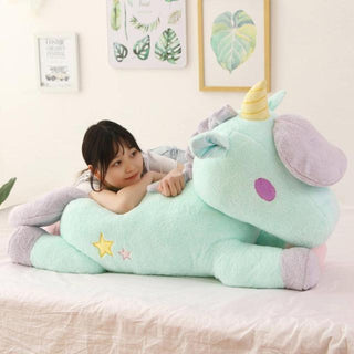 Giant Unicorn Flying Horse Plush Toy with filling toy Plushie Depot