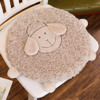 Sheep Lamb Dog Cat Floor Mat brown Cat seat mat Plushie Depot