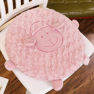 Sheep Lamb Dog Cat Floor Mat pink lamb seat mat Plushie Depot