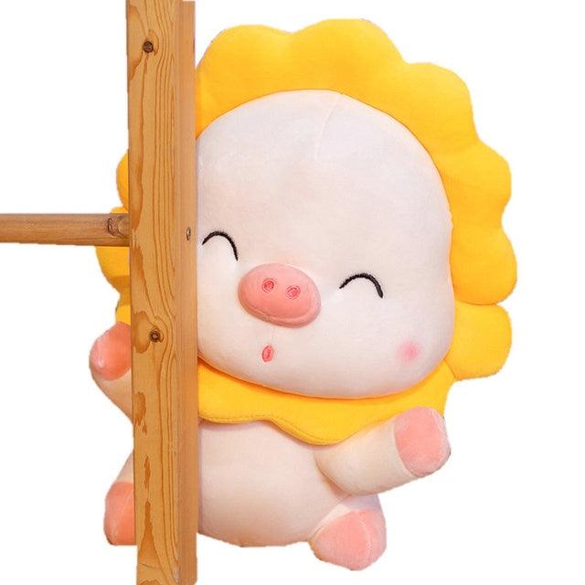 Sunflower Pig Plush Toy melody - Plushie Depot