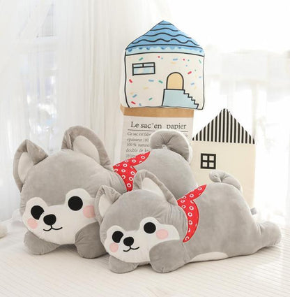 Shiba Inu Puppy Plushies Grey Plushie Depot
