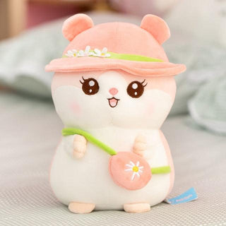 Super Cute Hamster Plushies pink hasmter - Plushie Depot