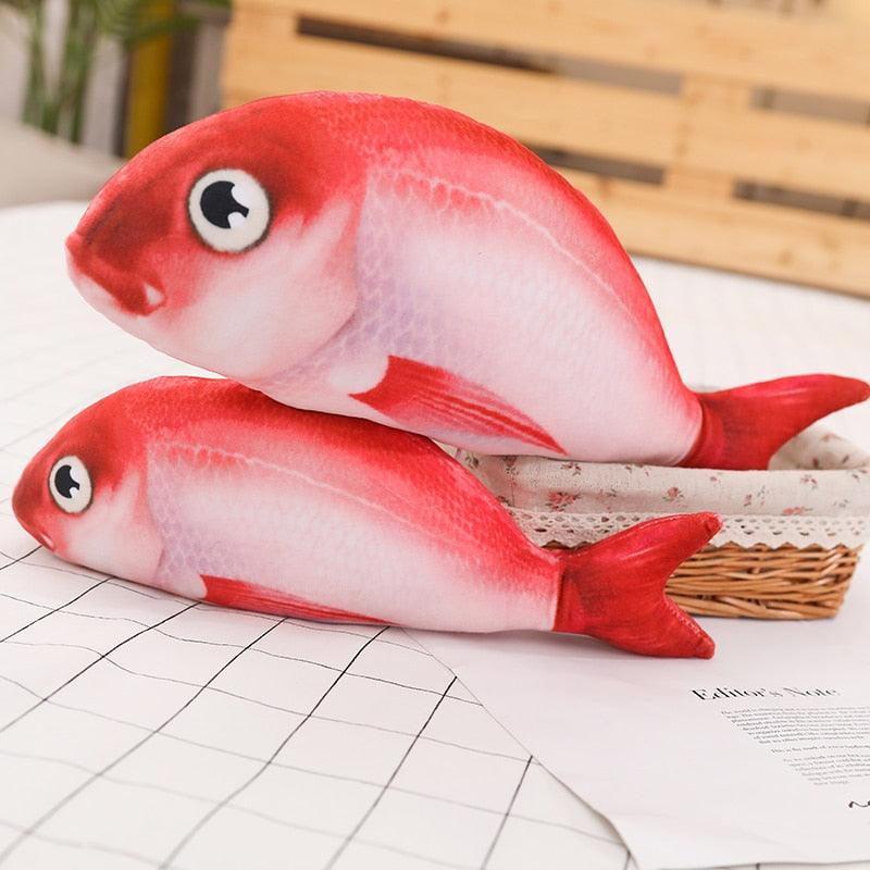 Funny Animal Staffed Carp Red Fish Plush Toy - Plushie Depot