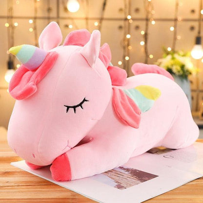 Mythical Unicorn Plush Toys pink classic Plushie Depot