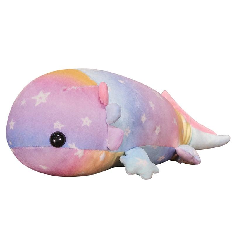 Colorful Plush Dinosaur Fish Plush Toys, Cute Dino Salamanders - Plushie Depot