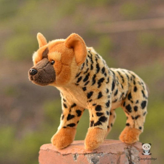 Stuffed Animal Toys Real Life Plush African Hyena Dog Doll Plushie Depot