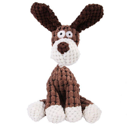 Fun Pet Toy Donkey Corduroy Shaped, Chew Toy For Puppy Plushie Depot