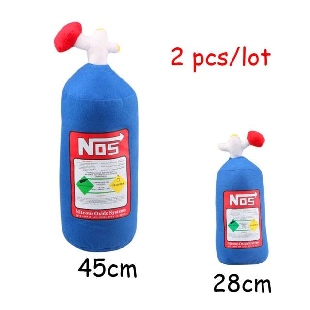 Creative NOS Nitrous Oxide Bottle Plush Pillow Toys no eyes 2pcs Plushie Depot